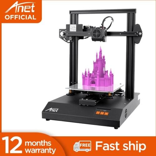 Anet 3D Printer ET4 Pro Ultra Silent Printing with TMC2208 Stepper Driver,All-Metal & Touch Screen,Auto-leveling Module Assembly