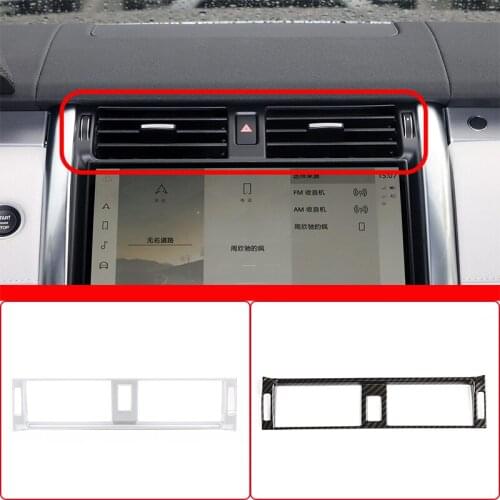 ABS Car Central Control Air Conditioner Outlet Frame Decorative Cover Trim For Land Rover Discovery 5 2021 Interior Accessories