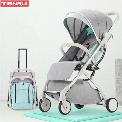 0-3 years old baby stroller can sit reclining ultra light portable folding baby umbrella four wheel childrens trolley