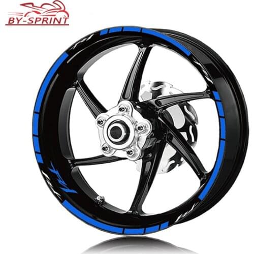 For Yamaha FZ1 fz1 Motorcycle Tire Waterproof Wheel Reflective Stripe Sticker Rim Logo Personality Decals Stickers High Quality