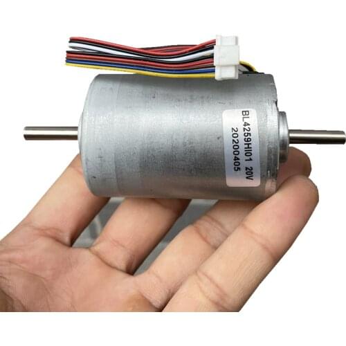 Double shaft handle Three-phase brushless motor with Hall High power and high speed 20V strong magnet double bearing
