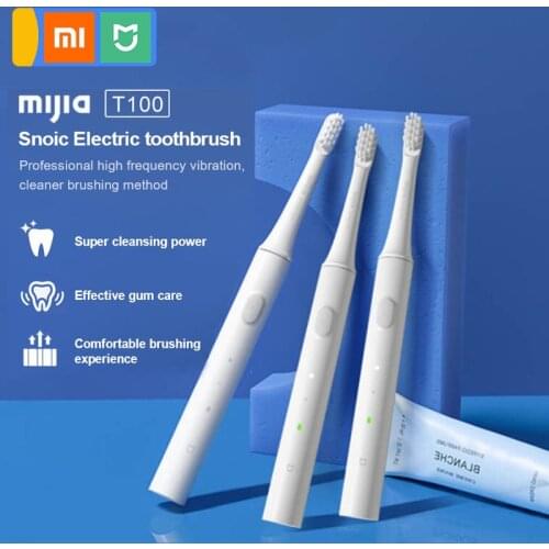 Xiaomi mijia T100 Sonic Electric Toothbrush Adult Waterproof Ultrasonic automatic Toothbrush USB Rechargeable 5