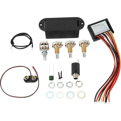 EQ-B13T Electric Guitar Bass Pickups Active Pickup Humbucker Electric Guitar Bass Harness DIY Set Instrument Accessories