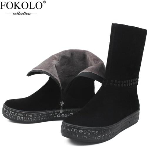 FOKOLO Women's High Boots
