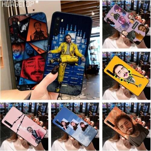 HUAGETOP Post Malone Painted Phone Case For OPPO Realme 6 Pro Realme C3 5 Pro C2 RENO2-Z A11X