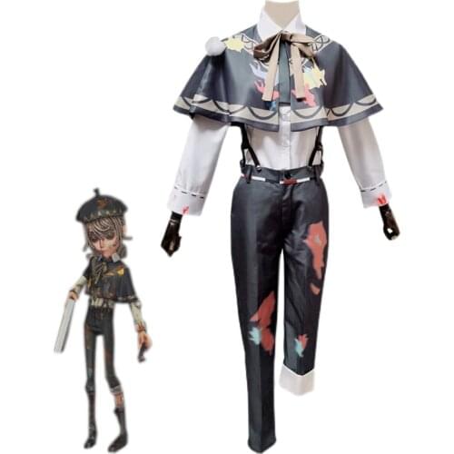 Game Identity V Alchemist Painter Palette Edgar Valden Cosplay Costume Anime Fany Suit Halloween Carnival Uniforms Custom Made