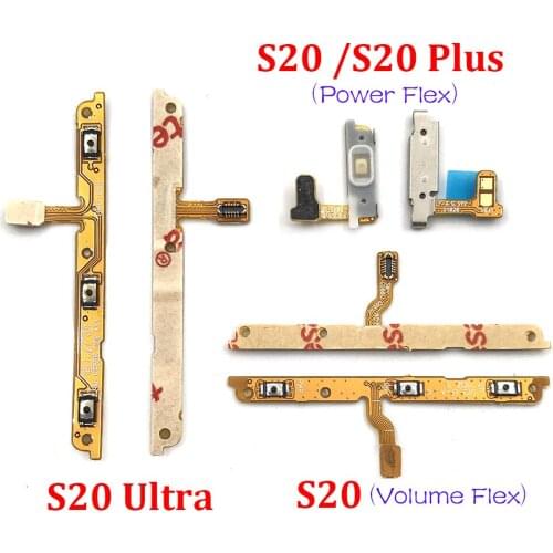 Power Swith On Off Volume Side Key Button Flex Cable Replacement Parts For Samsung Galaxy S20 / S20 Plus / S20 Ultra