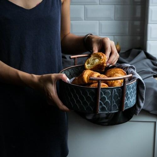 Creative Bread Basket Storage Basket Storage Box Basket Fruit Basket Decoration Creative Basket Shooting Props