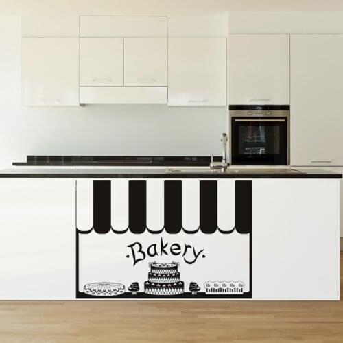 Creative Cake Bakery Wall Sticker Home Decoration Vinyl Art Wall Decals Adhesive Stickers On The Kitchen