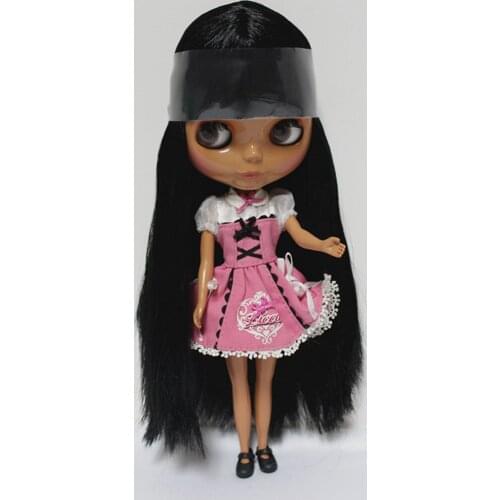 Free Shipping big discount RBL-132DIY Nude Blyth doll birthday gift for girl 4colour big eyes dolls with beautiful Hair cute toy