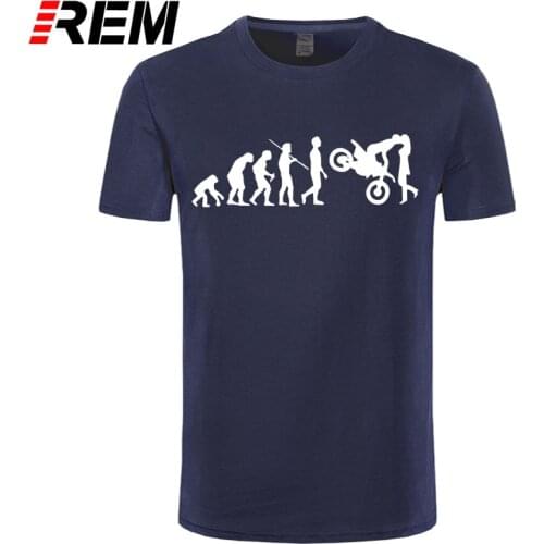 Summer Evolution Motorcycle Love T Shirts Men Funny Design Short Sleeve Cotton O-neck Motor T-shirts Tops
