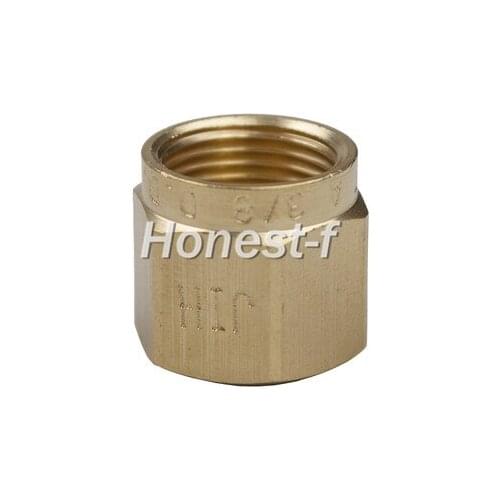 LTWFITTING DOT Air Brake Brass Nuts for 3/8" OD Tubing Fitting