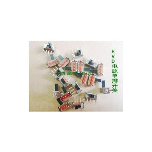 Free Shopping 50pcs 2.54mm small switches Toggle switch Single row power switch Side buttons+Hot Top selling wholesale