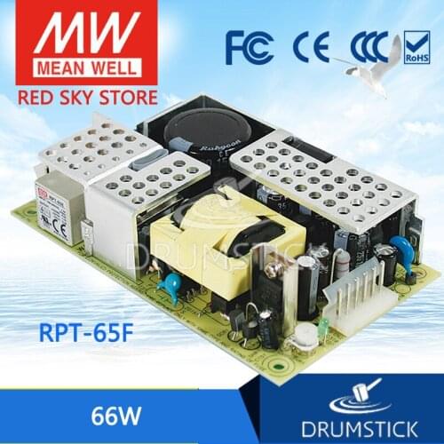 Patriotic MEAN WELL RPT-65F meanwell RPT-65 66W Isolated Dual Output with PFC Function PCB type
