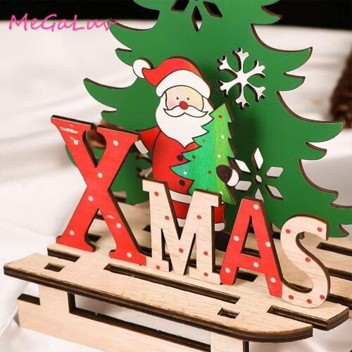 MeGaLuv Wooden Christmas Decorations