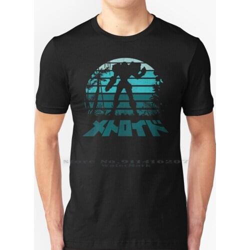 Metroid Sun Set T Shirt 100% Pure Cotton Metroid Samus Video Game Game Gamer Gaming Video Games Games
