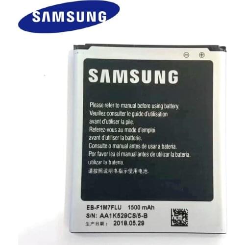 Original Samsung Battery For Samsung Galaxy S3 Mini i8160 i8190 i8200 EB-F1M7FLU Without NFC 3 Pin 1500mAh Replacement Battery