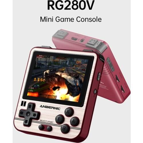 RG280V Retro Games 16G/2500 Games 2.8Inch IPS Screen Retro Portable Mini Handheld Game Console Childrens Gift 280V