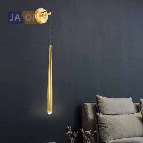 LED American Iron Crystal Golden Black Designer LED Wall lamp Wall Light wireless wall lamp For Foyer Bedroom Corridor