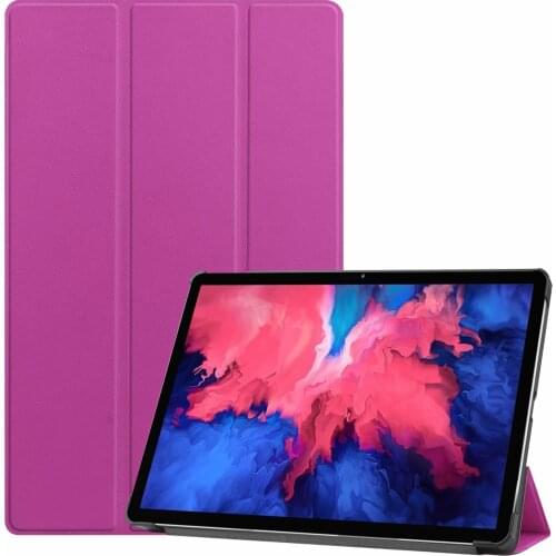 Slim Lightweight Smart Cover Tri-fold Stand Folio Hard Shell Case for Lenovo Tab P11 11” 2020 Release Tablet TB-J606F/TB-J606X
