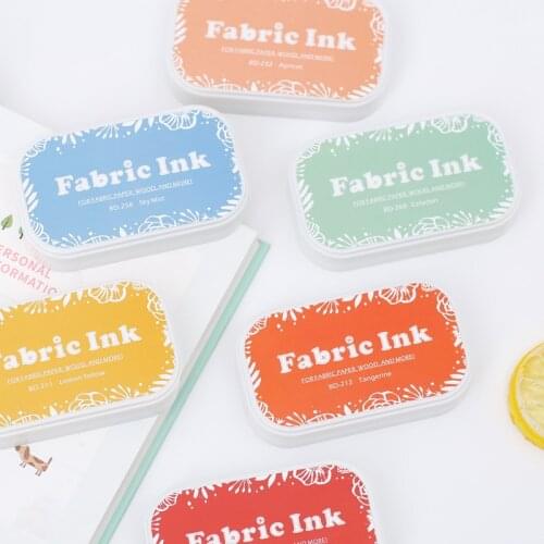 1pc Washable Stamp Pad for Cloth Colorful Sponge Multi-purpose Stamp Stamp Pad