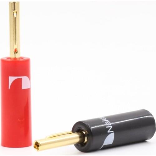 12pcs Nakamiche 24K Gold Plated Nakamichi Speaker banana plug connector for DIY speaker cable