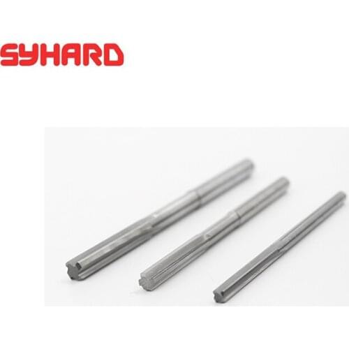 2pcs/lot Dia1.00-2.0mm Tungsten Steel Reamer H7 Machine Straight Shank Milling Reamers Precision Chucking Machine Cutter Tool