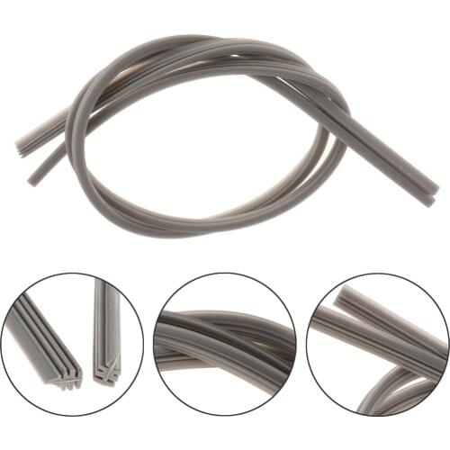 2Pcs Silicone Strip 6 mm 28 inch Car Window Wiper Blade Strip Boneless Wiper Car Front Window Windshield Wiper Blades Insert