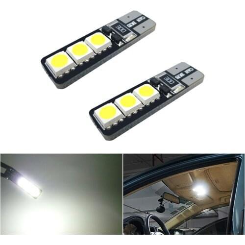 2X T10 194 W5W LED Car Light Canbus Auto LED Bulbs Car Styling White For renault megane 2 duster laguna 2 Koleos logan clio