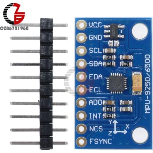 3V 5V SPI IIC I2C MPU 9250 GY-9250 MPU9250 9-Axis Attitude + Gyro + Accelerator + Magnetometer Sensor Module DIY Kit Board