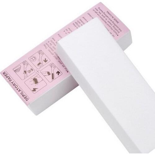 50bag 100pcs Removal Non-woven Body Cloth Hair Remove Wax Paper Rolls Wax Strip Paper Roll Skin Care Accessories