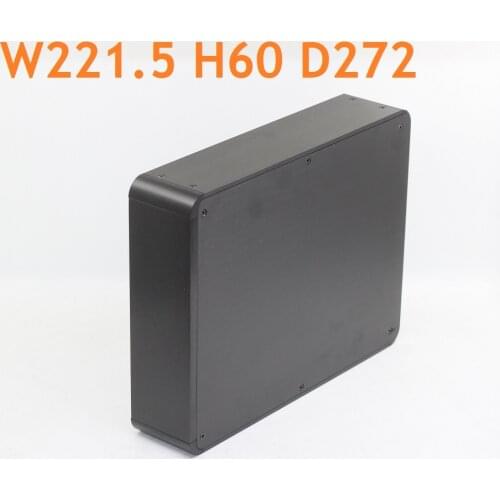 DIY Aluminum Preamp Amplify Shell W211.5 H60 L272 New Round Corner Rear Case Headphone AMP Chassis New Power Amplifier Enclosure