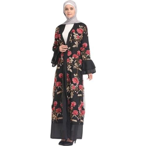 Moslima Kleding Frauen Burka Marokkaanse Kaftan Tesettür Elbise Turkish Designers Dress For Women
