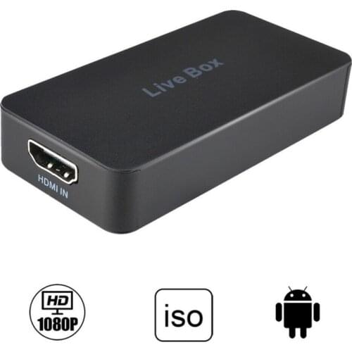 Ezcap270 Live Box HDMI Game Capture Card HD 1080P Video Record And Live Streaming For iOS And Android System