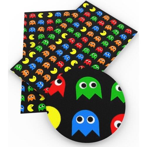 20*33cm Cartoon Faux Synthetic Leather Fabric For Bow-knot Bags Wallet Earring Phone Case Scrapbook DIY,1Yc16471