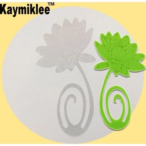 Kaymiklee M585 1PCS Lotus Veiners Silicone Molds Fondant Sugarcraft Gumpaste Resin Clay Water Paper Art Flower Cake Decorating