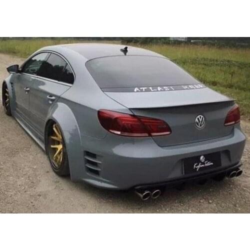 Suit For Volkswagen 2013-17 Refitted Atlas Wide Body Big Surround Cc Front Rear Bar Side Skirt Leaf Plate Wheel