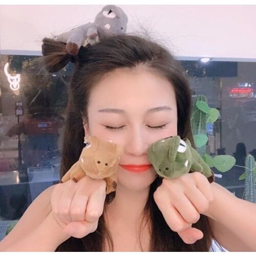 Korea cute cartoon little dinosaur hair ring net red doll dinosaur rubber band female selling germination ring head rope
