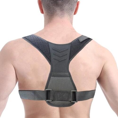 Adjustable Back Posture Corrector De Postura Clavicle Spine Brace Support Belt Shoulder Lumbar for Men Women
