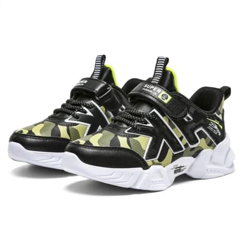 2021Spring Autumn New Kids Shoes Girls Leather Waterproof Sneakers Boys Fashion Casual Shoes Soft Sole Brand Running Shoes