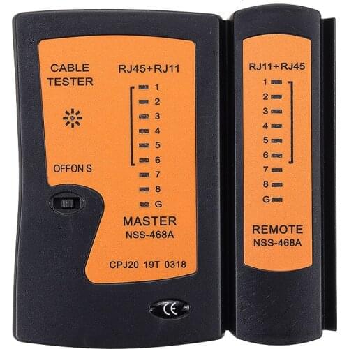 Multi-Function Network Cable Tester Useful Line Finder RJ45 RJ11 RJ12 UTP Lan Cable Detector Repair Tool For Testing Cable