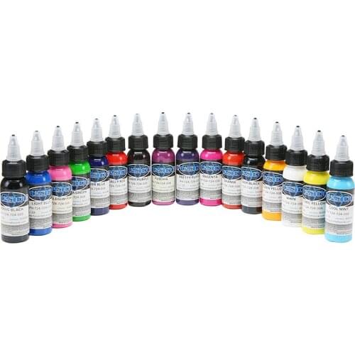 Permanent Makeup Microblading Pigment Tattoo Ink Set Kit 16 Colors Tattoo & Body Art Paints for Tattoos Pigmento