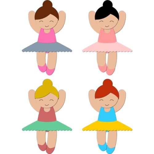 New Girl doll Wooden Die Scrapbooking C3008 Cutting Dies Multiple Sizes Compatible With Most Die Cutting Machines