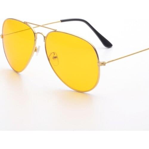 Glasses Mens Sunglasses Car Drivers Night Vision Goggles Anti-Glare Sun glasses Women Driving Glasses