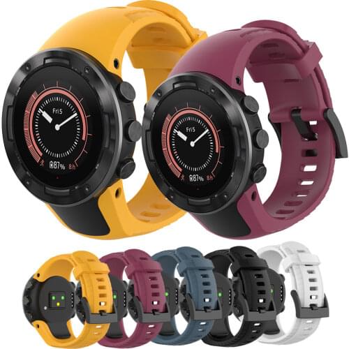 Outdoor Silicone Watchband For Suunto 5 TPU Smart Watch Wristband Sport Waterproof Smart Bracelet Strap Accessories