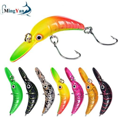 1pcs Sinking Minnow Fishing Lure 5cm 2.5g Mini Artificial Hard Bait Sharp Hook Crankbait Wobblers Trout Pike Bass Tackle