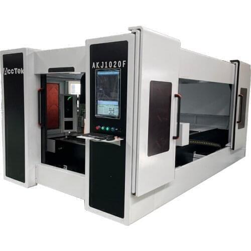 Full Cover 1kw 2kw 3kw Fiber Laser Cutting Machine Acctek Hot Sale Fiber laser machine