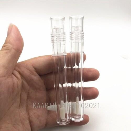 5ml Clear Empty Lip Gloss Tube Plastic Lipgloss Bottle Cylinder Small Lipgloss Wholesale Lip Gloss Containers Lipgloss Tube