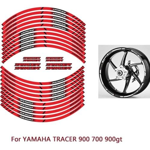 For YAMAHA TRACER Motorcycle inner wheel Stickers rim reflective decoration decals suitable 900 700 900gt