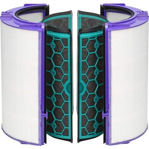 Carbon Filter for Dyson TP04/HP04/DP04/TP05/HP05 Pure Cool Hepa Purifier Sealed Two Stage 360 Degree Filter System